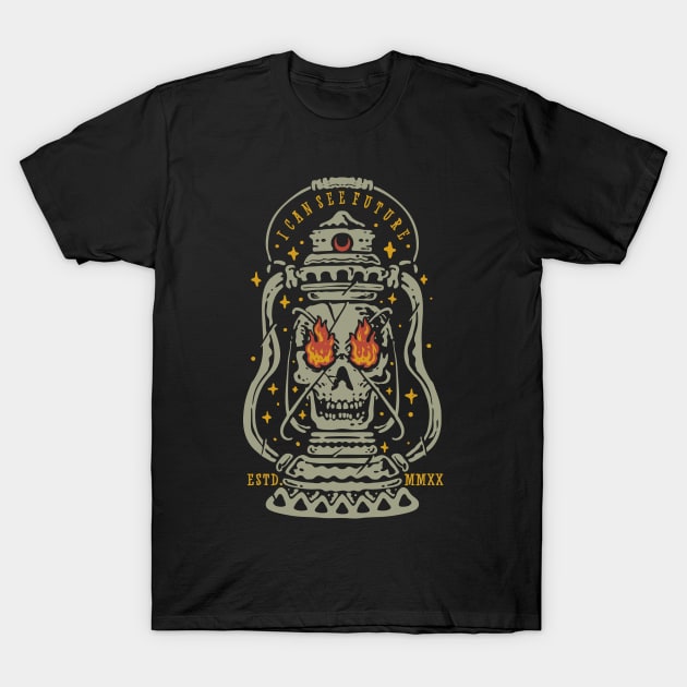 death lantern vintage T-Shirt by Mako Design 